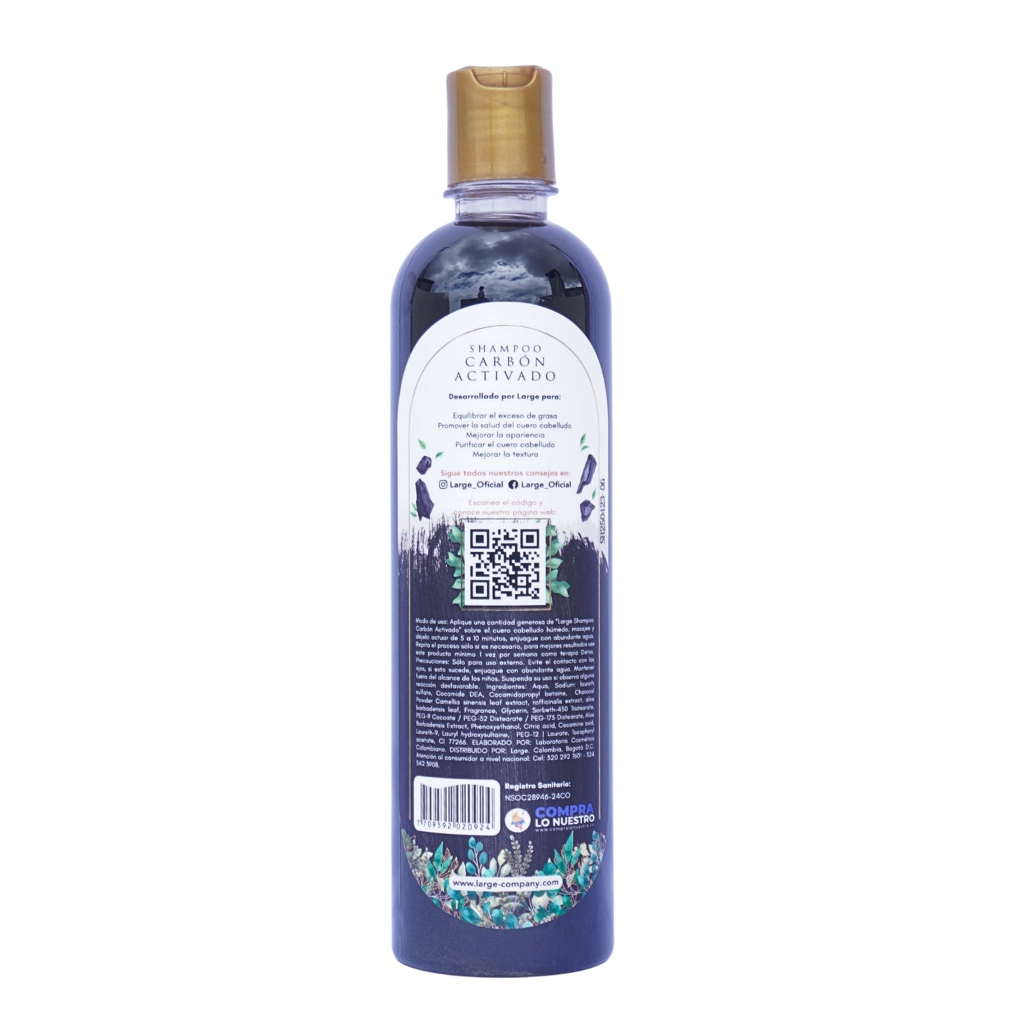 Shampoo Detox Carbón Activado