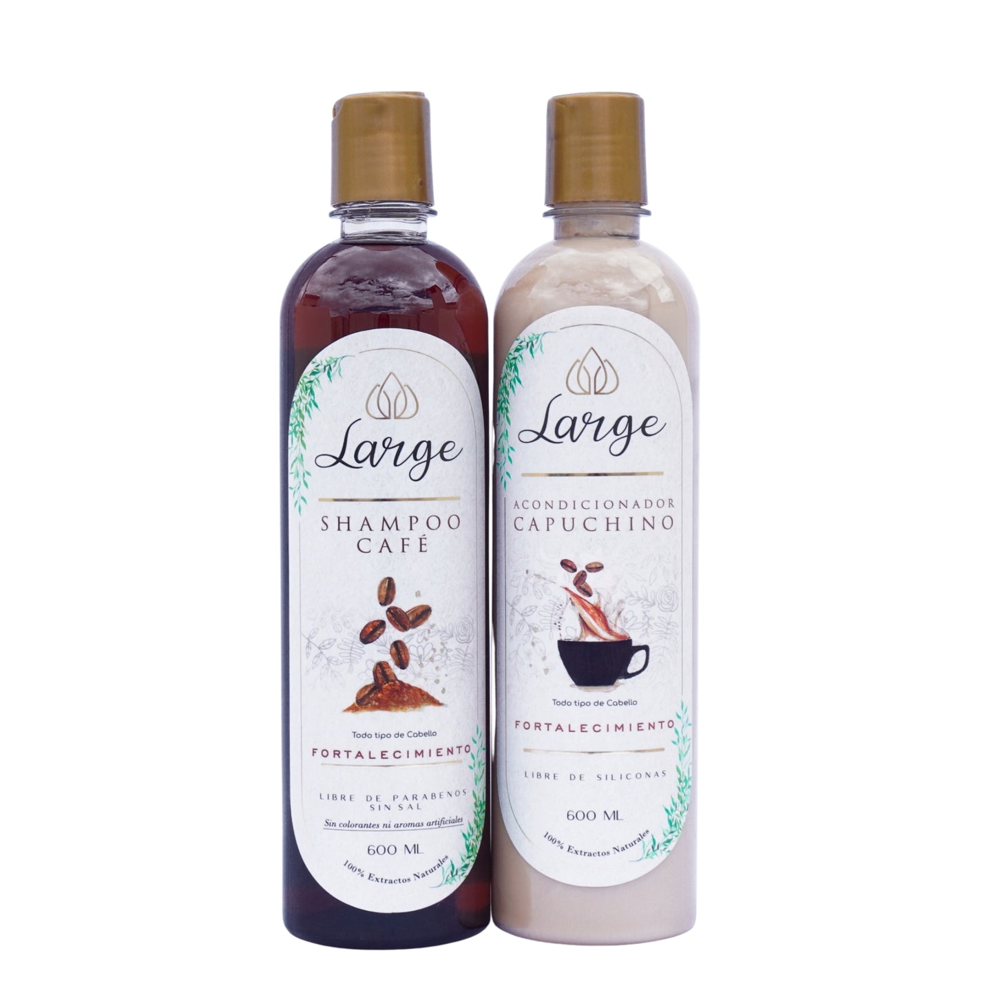 Kit Dúo Fortalecimiento (shampoo cafe - acondicionador capuchino)