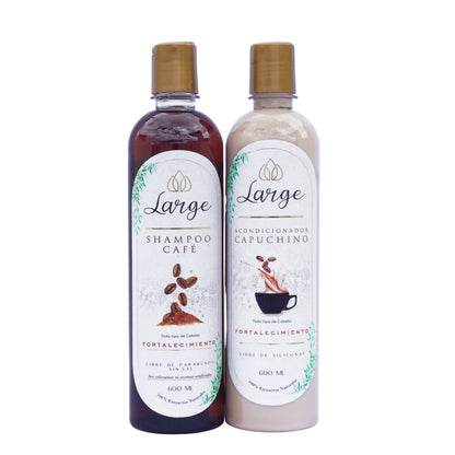 Kit Dúo Fortalecimiento (shampoo cafe - acondicionador capuchino)