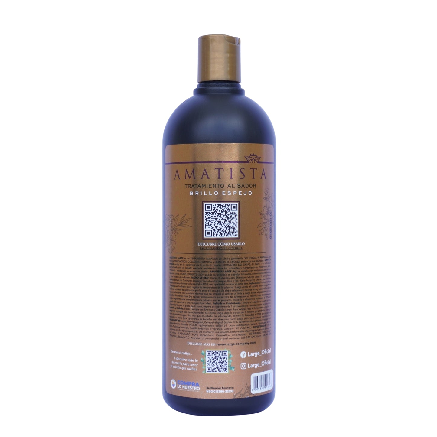 Tratamiento Alisador Amatista - Botella (1000 ml)