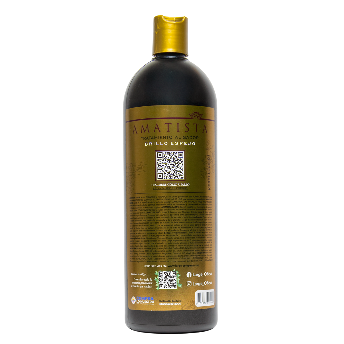 Tratamiento Alisador Amatista - Botella (1000 ml)