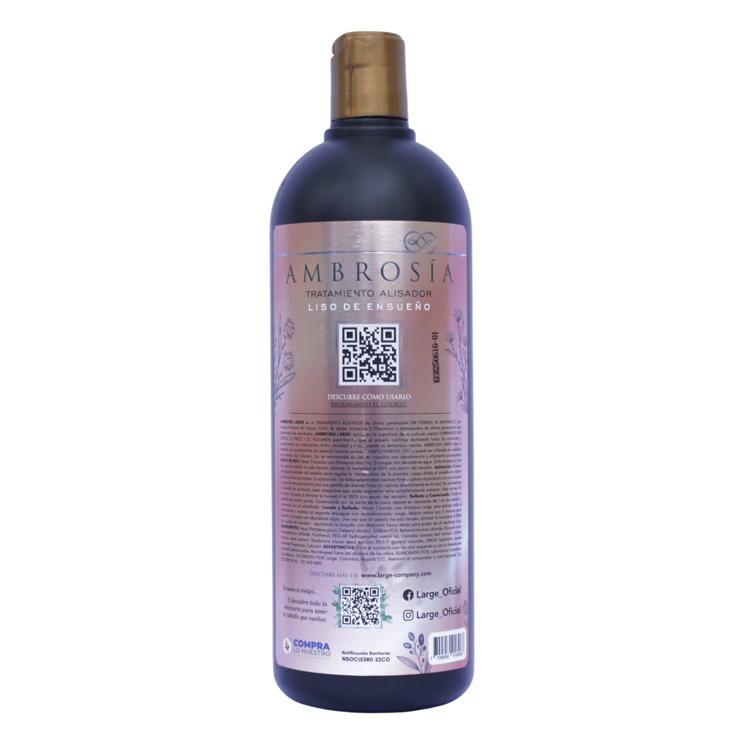 Tratamiento Alisador Ambrosía - (1000 ml)
