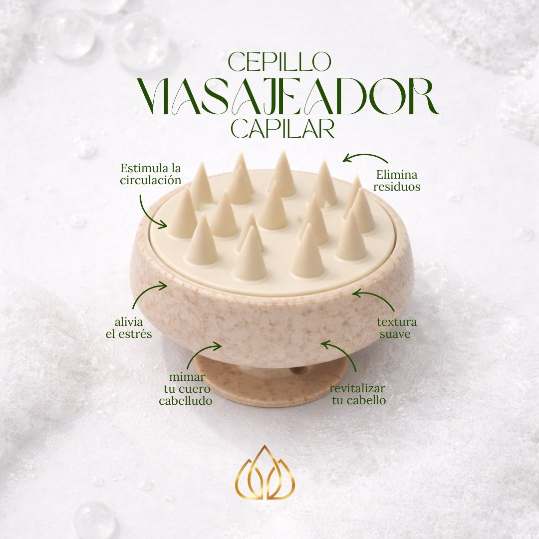 Cepillo Masajeador capilar