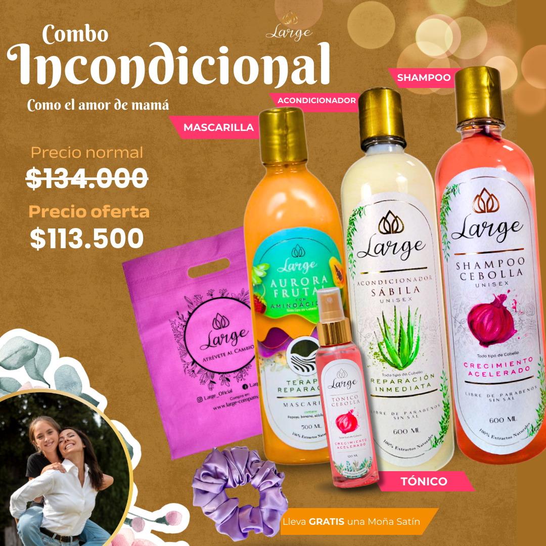 Combo Incondicional para mamá